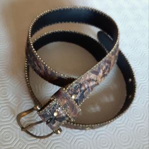 Vintage Black and Brown Belt